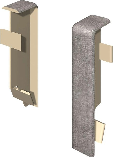 Egger Zwischenstück Kubisch Steingrau 6 cm, 2 Stück - Bild 1