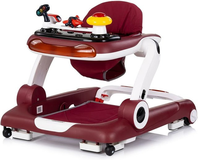 Chipolino Little Explorer 4 in 1 Lauflernwagen mit Musik rot - Bild 1