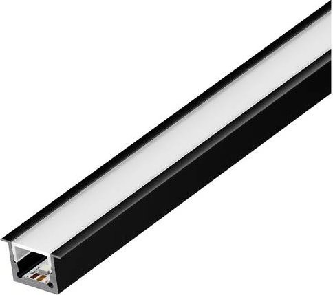 Barthelme LED T-Profil aus Aluminium in Schwarz für Möbel und Einbau - Bild 1