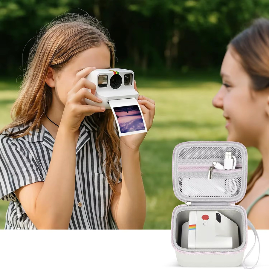 Digitalkamera-Tasche von paiyule für Polaroid Go Generation 2, Farbe: Weiß - Bild 4