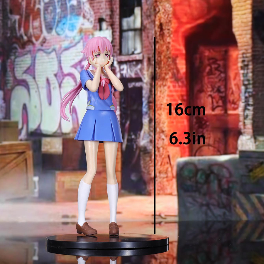Yiran toy 1 Mirai Nikki Gasai Yuno Anime Figur weiß ab 14 Jahren - Bild 2