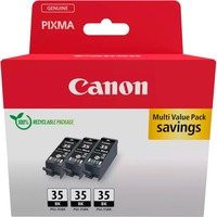 Canon PGI-35BK Original Tintenbehälter 3er-Pack Schwarz für PIXMA iP110 und TR150 - Bild 1