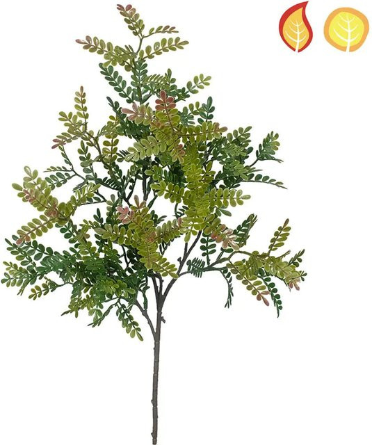 Künstlicher Johannisbrotbaumzweig Simon von Aplanta, Höhe: 55 cm - Bild 1