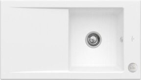 Villeroy & Boch Spüle Timeline 50 aus Keramik in Weiß mit Ablaufgarnitur und Exzenter - Bild 1