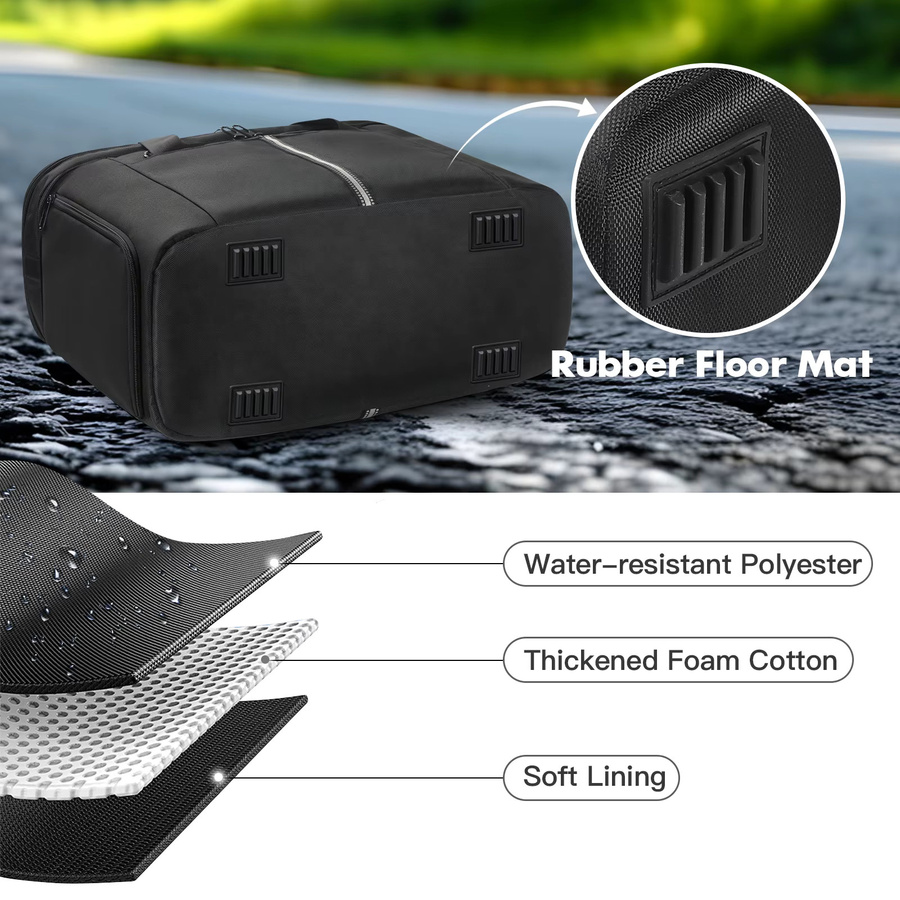 Wasserdichte Ecoflow Tragetasche in Schwarz für Delta 3 Max Plus, Delta 3 Max und River 3/3 Plus Powerstations - Bild 5