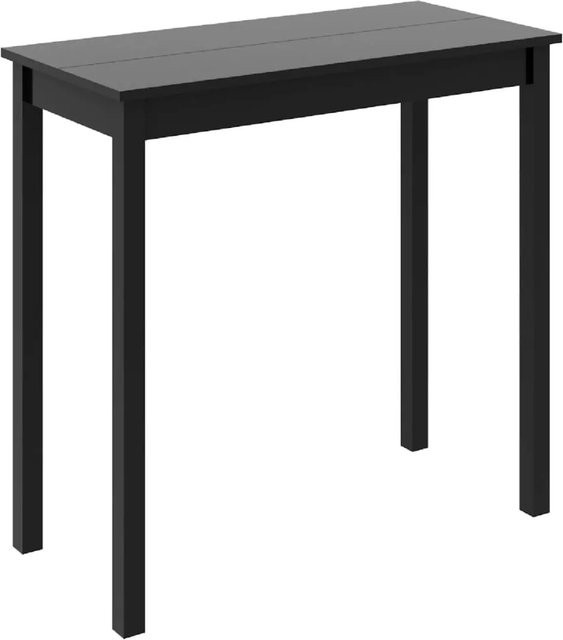 vidaXL Bartisch aus MDF in Schwarz, modern, B/T/H: 115 x 55 x 107 cm - Bild 1
