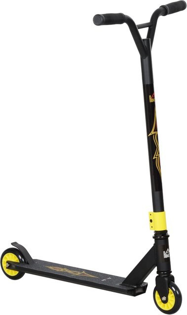 HOMCOM Stuntscooter Aluminium Metall Gold - Bild 1