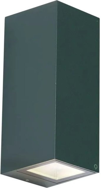 QAZQA Baleno Moderne Wandleuchte Dunkelgrün, 2-flammig Up-Down Licht, GU10, IP54 für Außenbereich und Fassade - Bild 1