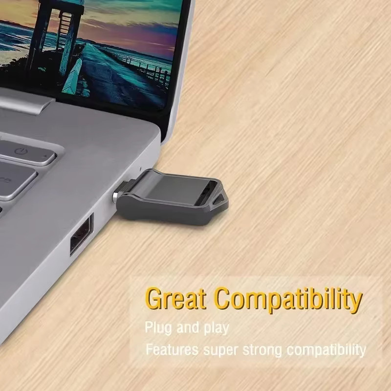 Lenovo USB 3.0 Typ C OTG USB-Stick in Silber mit 512 GB Speicherplatz - Bild 3