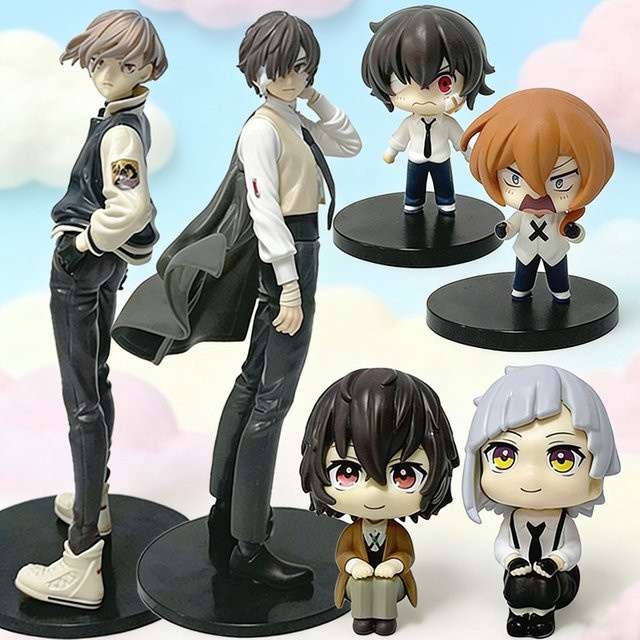 Bandai Bungou Stray Dogs Dazai Osamu Actionfigur, PVC, Kunststoff - Bild 1