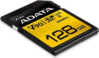 ADATA Premier ONE SDXC UHS-II Speicherkarte, 128 GB, Class10, Schwarz - Bild 1