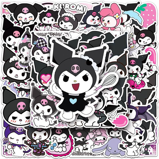 Sanrio Kuromi Graffiti-Aufkleber, Sticker, 10/30/50 Stück - Bild 1