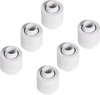 Alphacool Eiszapfen Anschraubtülle G1/4 White 13/10mm Sixpack Verbindung - Bild 1