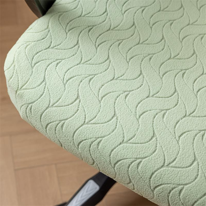 4er-Set elastische Schreibtischstuhlbezüge mit großer Rückenlehne von Yiran Bag aus Jacquard-Gewebe, universelle Bürostuhlbezüge für drehbare Computerstühle - Bild 1