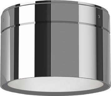 Top Light Puk! 80 One Avantgarde LED-Deckenleuchte in Chrom und mattiertem Glas mit warmweißem Licht (2700K) - Bild 1