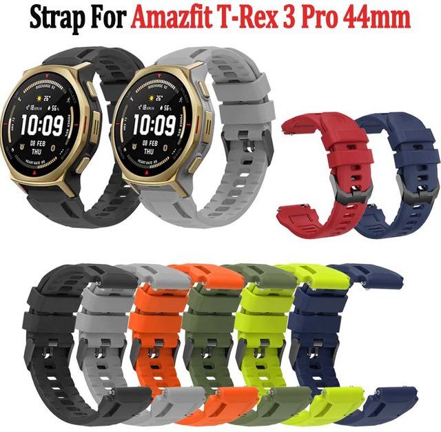 Amazfit Uhrenarmband Silikon, Schwarz, Unisex - Bild 1