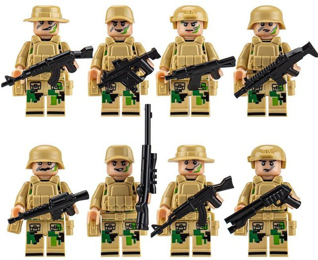 Marine Corps Mini-Humanoide Puppe Luftwaffe Marine Polizei, Einzelfigur, ab 14 Jahren - Bild 1