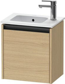 Duravit Waschtischunterschrank Ketho.2 mit 1 Tür in Eiche Natur, Wandmontage, B/T/H: 41 x 29,2 x 44 cm - Bild 1