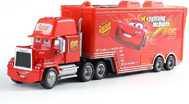 TAKARA TOMY Disney Cars 2 Mack Truck, Rennwagen, Metall, Set / Bundle - Bild 1