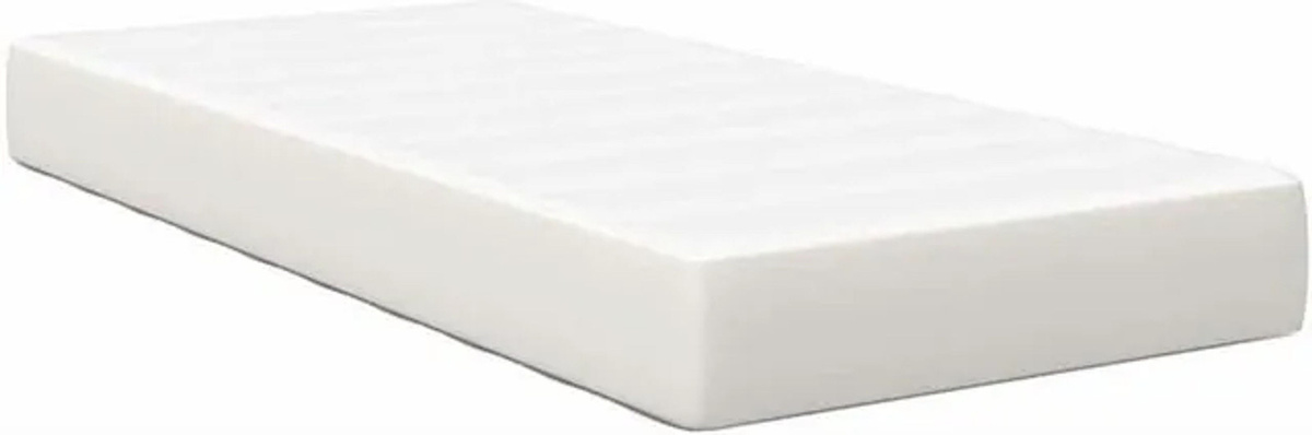 Vidaxl Visco Bettmatratze aus Stoff in Creme/Beige, B/T: 90 x 190 cm - Bild 1