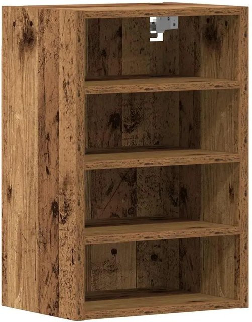 vidaXL Hängeschrank Riga in brauner Altholz-Optik mit Glastüren, B/T/H: 40 x 29,5 x 60 cm - Bild 1