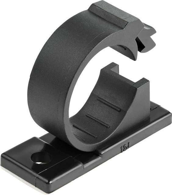 StarTech.com Selbstklebende Kabelklemmen Groß in Schwarz für PC Kabelmanagement und Ethernet/LAN Kabel (100er Packung) - Bild 1