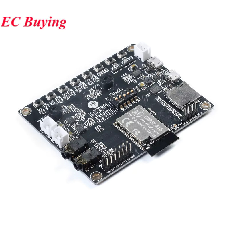 ESP32-Audio-Kit Entwicklungsboard mit Dual-Core ESP32-A1S, 8M PSRAM, 64MB PSRAM und WiFi, Schwarz - Bild 2