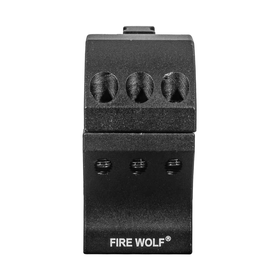 FIRE WOLF Zielfernrohrringe mit integrierter Wasserwaage, 34mm, niedriges Profil, 20mm Schwalbenschwanzschienenmontage, Schwarz, 2 Stück - Bild 4