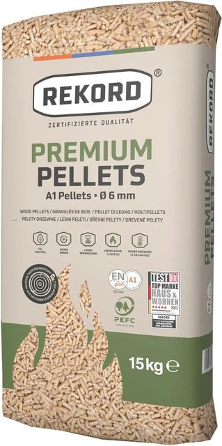 Holzpellets dinplus Ø 6 mm, 15 kg - Bild 1