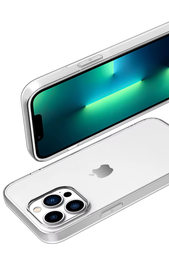 Ricestate Ultradünne Silikonhülle für iPhone 11 bis 16 Pro Max in Transparent - Bild 4