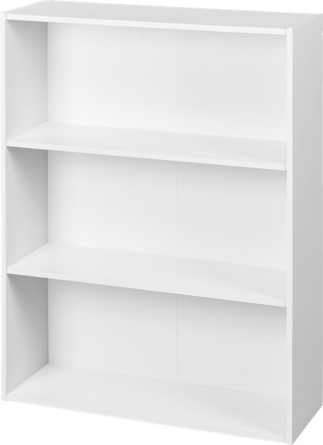 LIVARNO Bücherregal in Weiß mit modernem Design und Rückwand - Bild 1
