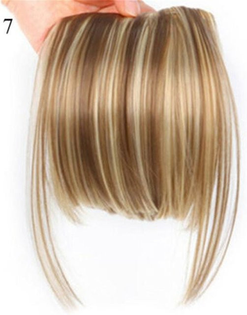 KaiTingu Pony Perückenteil, Hochtemperaturseide, 25cm, beige, Damen - Bild 1