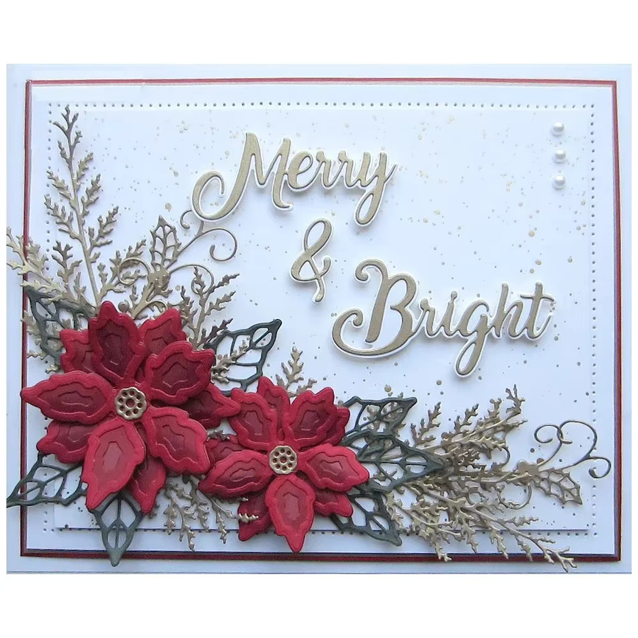Stanzformen mit tropischen Blättern und Stardust-Hintergrund für Scrapbooking und DIY-Kartenbasteln - Bild 4