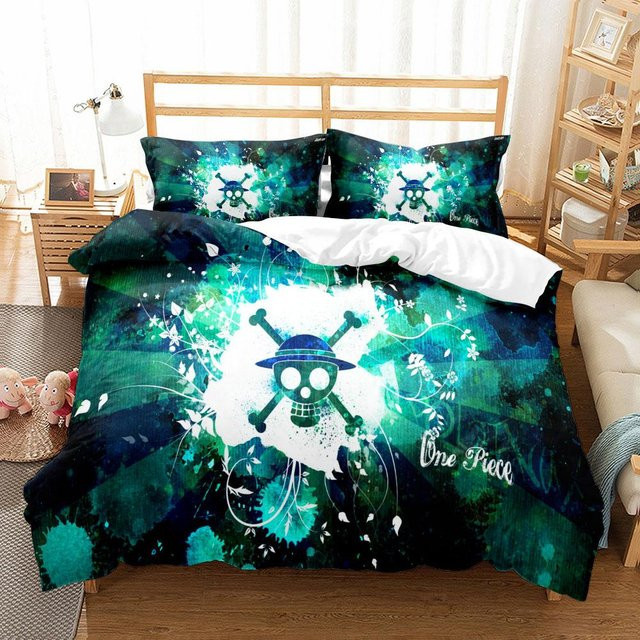 Binchi Outdoor Product Anime Bettwäsche Set Junge Piraten Studenten Mehrfarbig B/H: 150 x 200 cm - Bild 1