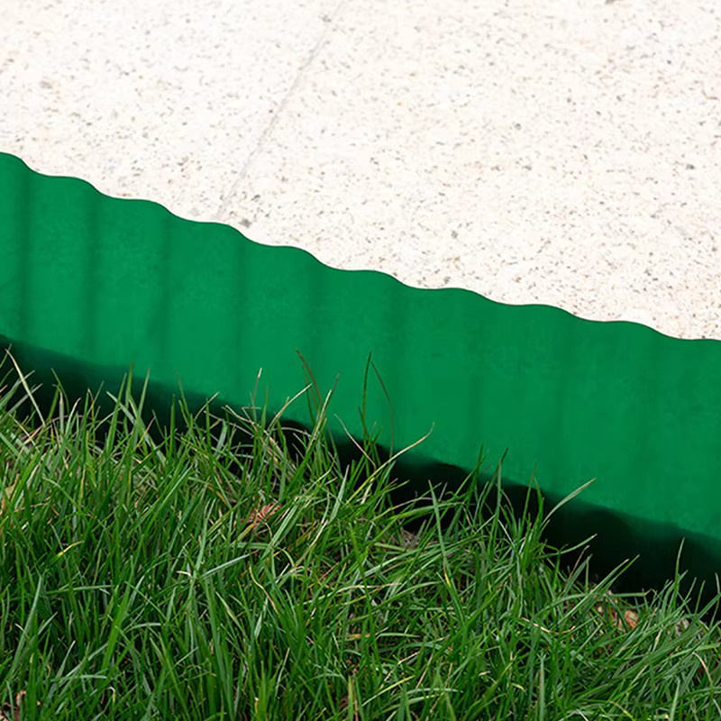 JETTING Gartenrasenkantenzaun aus Kunststoff in Grün, flexibler Rasenkantenstreifen für den Außenbereich, Höhe: 10 cm, 15 cm oder 20 cm - Bild 5