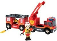 BRIO Feuerwehr-Leiterfahrzeug rot/gelb - Bild 1