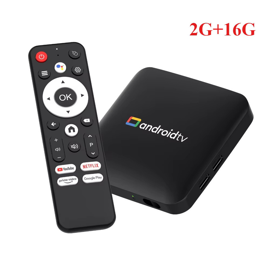 JUSHENG H96Max Smart TV Box Android 14.0 Media Streamer mit 4K UHD, WiFi6, 2GB RAM und 8GB/16GB Speicher in Schwarz - Bild 5