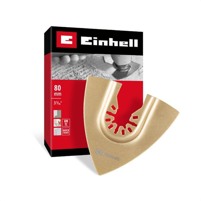 Einhell Delta-Raspel mit Hartmetallbestreuung 80mm für Multitools - Bild 2