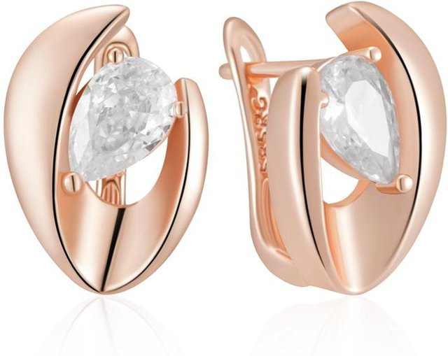 Ohrringe Roségold, Zirkonia, Damen - Bild 1