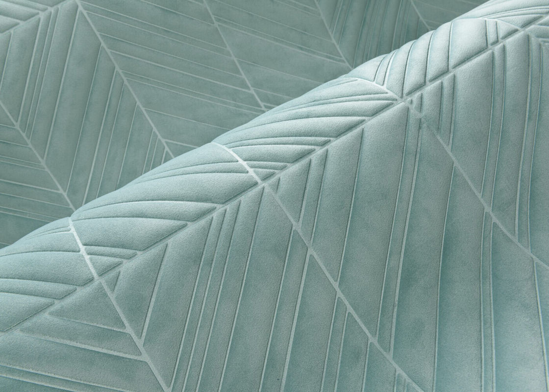 Arte International Tapete Iki in Aqua mit abstraktem und geometrischem Design in Blau und Türkis - Bild 2