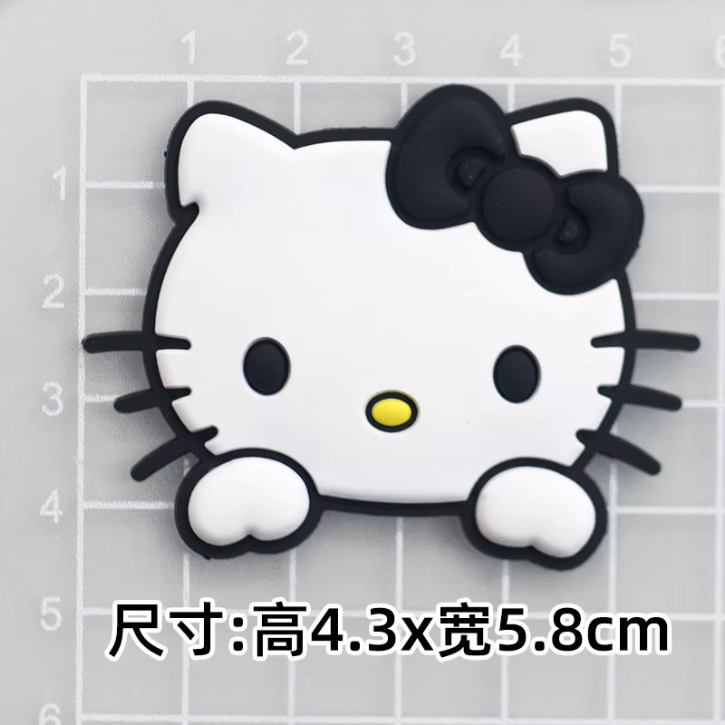 Mesuca Hello Kitty Schuhanhänger-Set, Rosa und Schwarz, Damen und Mädchen - Bild 3