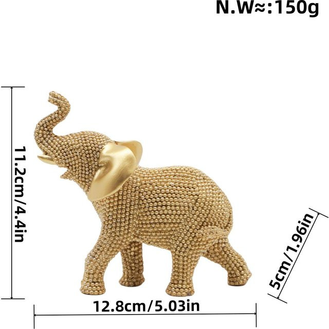Yiran Furniture Nordische Moderne Sitzende Hund Ornamente in Schwarz, Silber oder Gold zur Dekoration für dein Wohnzimmer - Bild 1