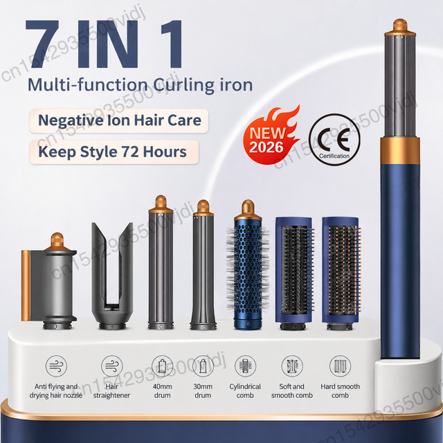 TINSOL 7-in-1 Multifunktions-Haartrockner & Styling-Tool, 1300W - Bild 1