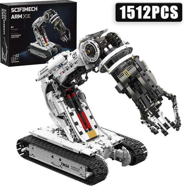 FINGERROCK Programmierbarer Roboterarm, Baukasten, Weltraum, 1512 Teile, ab 8 Jahren - Bild 1