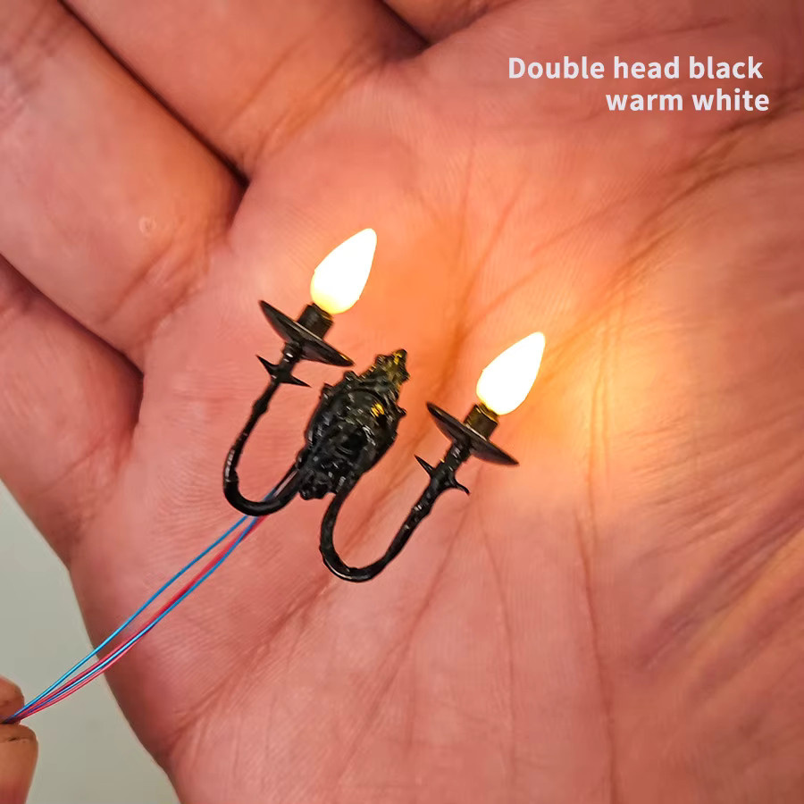 TERAYSUN Miniatur-Wandlampe, 1:87 (Spur H0), 1-teiliges Set - Bild 1