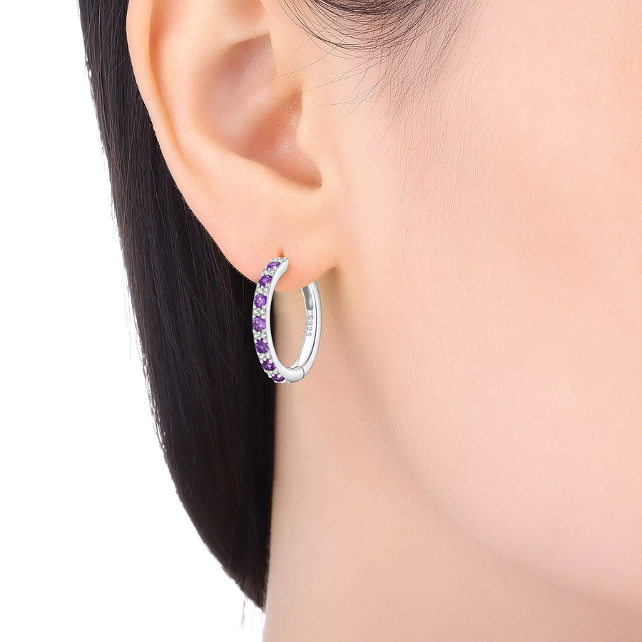 Orstarry Ohrringe 925 Silber, Zirkonia, Damen - Bild 2