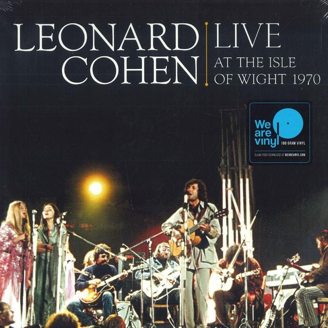 Leonard Cohen – Live auf der Isle of Wight 1970 LP-Schallplatte von Music On Vinyl in Weiß - Bild 1