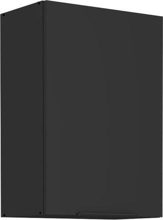 Küchen Hängeschrank SIENA Schwarz Matt mit Einlegböden Breite: 50 cm