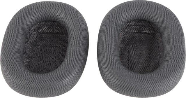 Ersatz-Ohrpolster aus weichem Memory Foam und Proteinleder für Apple AirPods in Schwarz - Bild 1