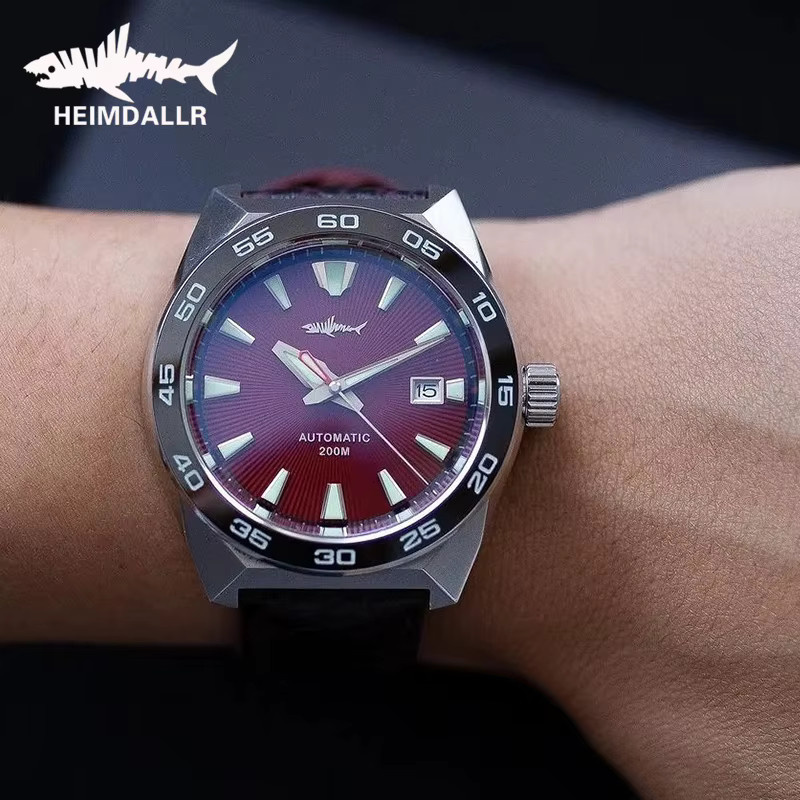 Heimdallr Armbanduhr, Automatik, Edelstahl, Blau, Saphirglas, Herren - Bild 2